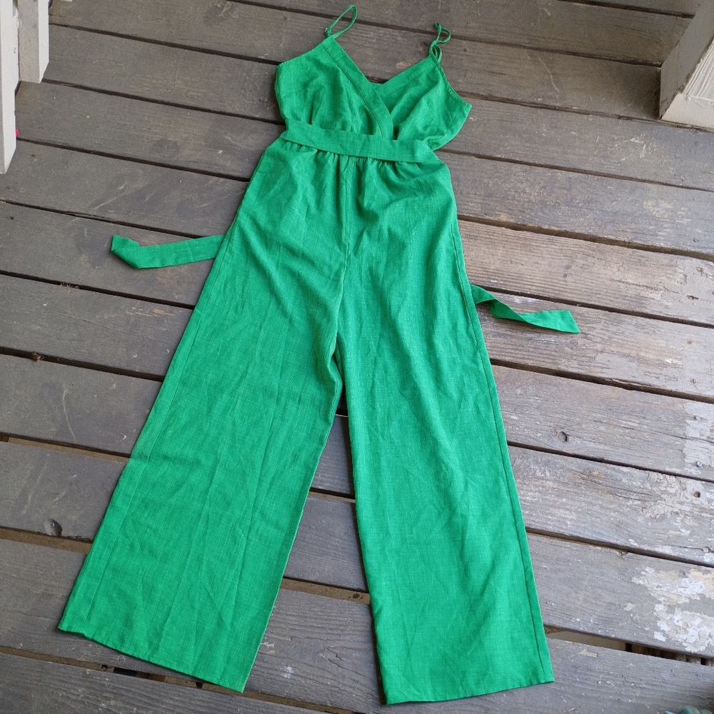 Flying Tomato Green Jumpsuit